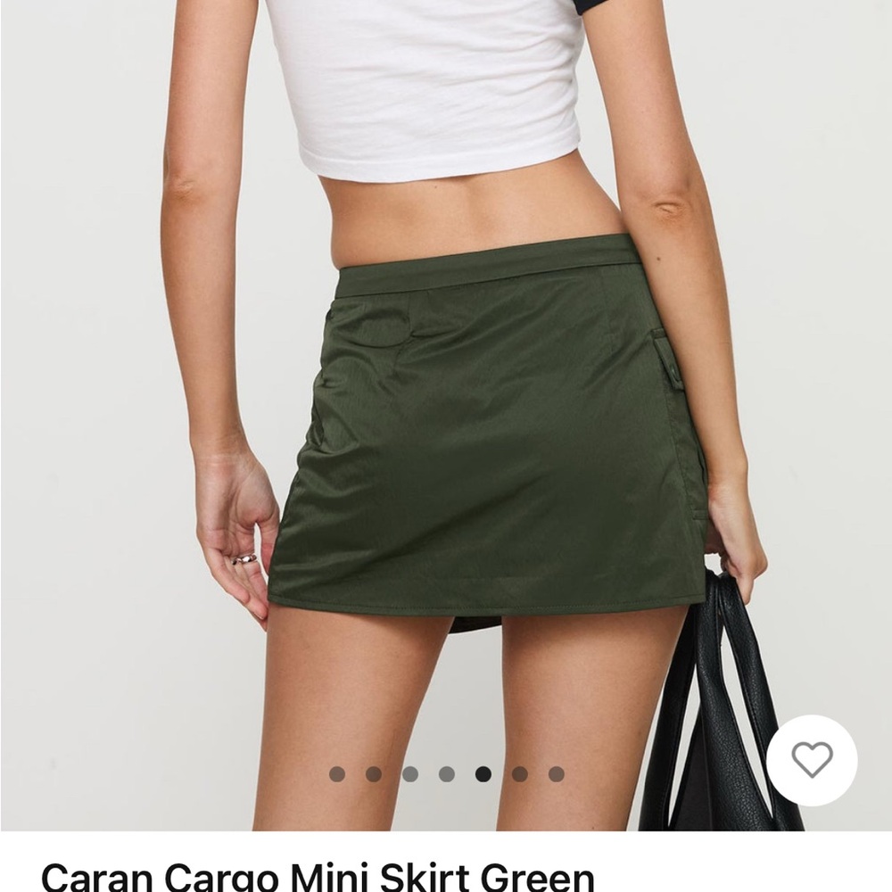 Princess Polly Green Cargo Mini Skirt Night Out